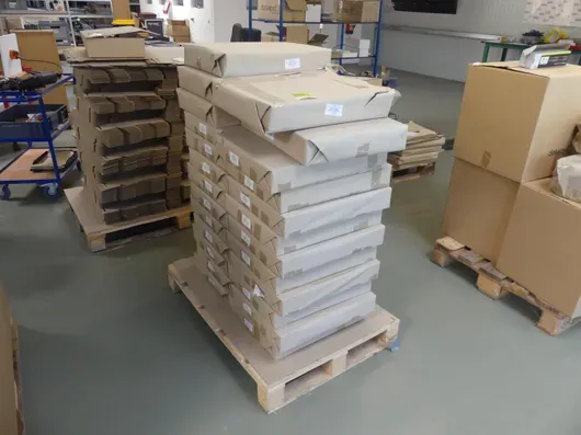 Lot de cartons pour TerraLight, boîtes pliantes avec intercalaires