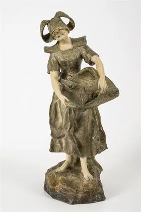 Meisje met duiven