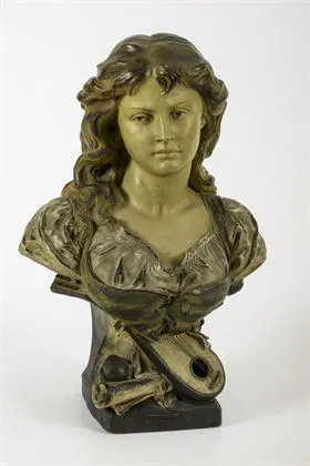 Buste "Mignon". Louis Alphonse Hanne Manufacture de L'Isle-Adam
