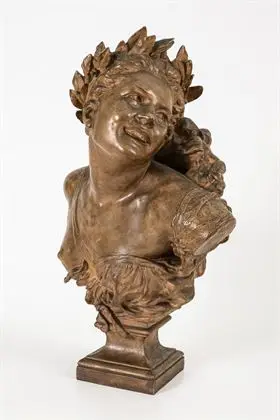 Buste "Bacchante met laurieren". Manufacture de Sèvres