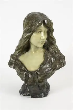 Jugendstil buste van een dame