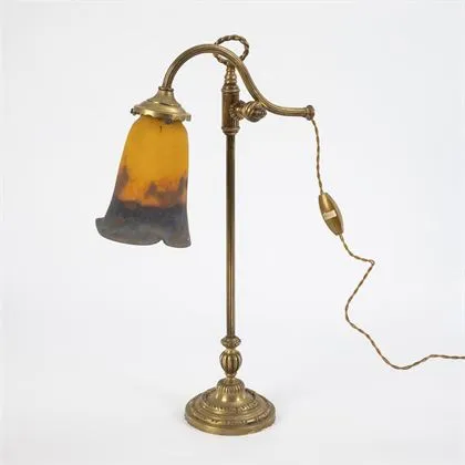 Französische Tischlampe. Muller Frères