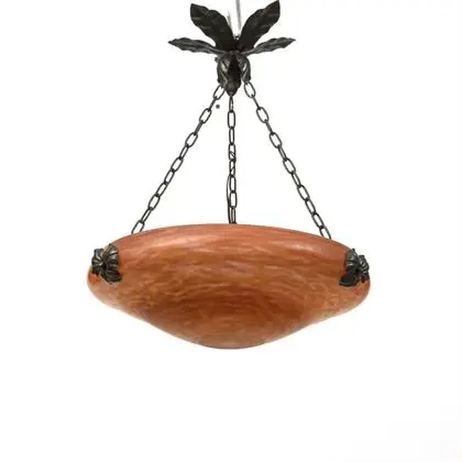 Závěsná lampa. Daum Nancy, Francie