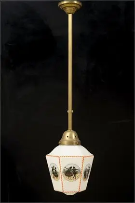 Stropní lampa Art deco