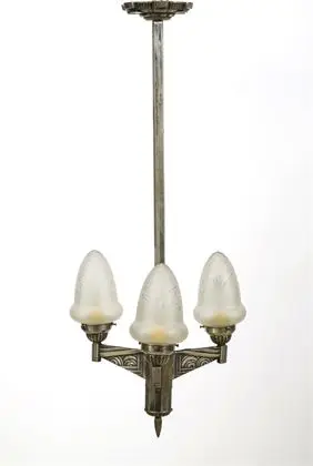 Stropní lampa Art deco