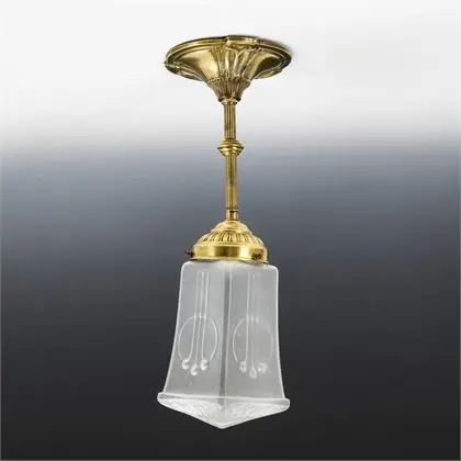 Secesní předsíňová lampa