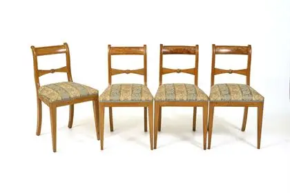 4 chaises Biedermeier
