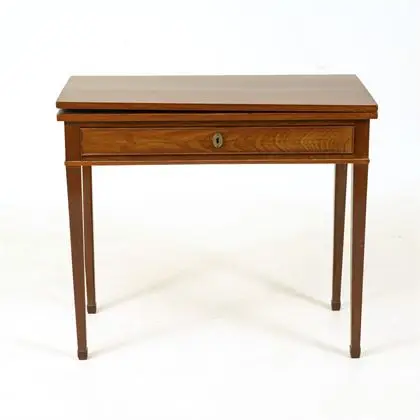 Table console rabattable de style Biedermeier