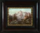 Landecker, Künstler des 19./20. Jh. – Öl/Holz, 12 x 16 cm, "Gebirgslandschaft", u.r. undeutl. sign.;