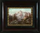 Landecker, Künstler des 19./20. Jh. – Öl/Holz, 12 x 16 cm, "Gebirgslandschaft", u.r. undeutl. sign.;