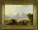 Peintre paysagiste des 19e/20e s. – Huile/toile, 47 x 65,5 cm, "Vue sur Innsbruck"