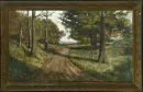 Landschaftsmaler des 19./20. Jh. – Öl/Lwd, randdoubl., 90 x 156 cm, "Herbstwald", hinterlegte Partie;