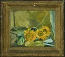 Seidl, Alois, 1897 - 1970 – Oil/canvas, 50 x 60 cm, "Sunflowers", signed upper left, dated (19)29, small backed area, ref.: Artprice