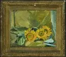 Seidl, Alois, 1897 - 1970 – Huile/toile, 50 x 60 cm, "Tournesols", signé en haut à gauche, daté (19)29, petite partie restaurée, réf. : Artprice