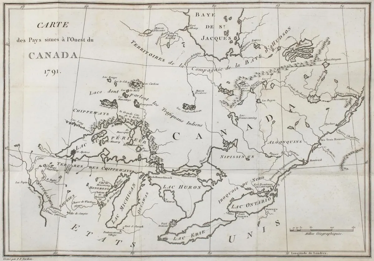 Long,J. – Voyages chez differentes nations sauvages de l'Amerique Septentrionale; renfermant des dätails curieux sur les