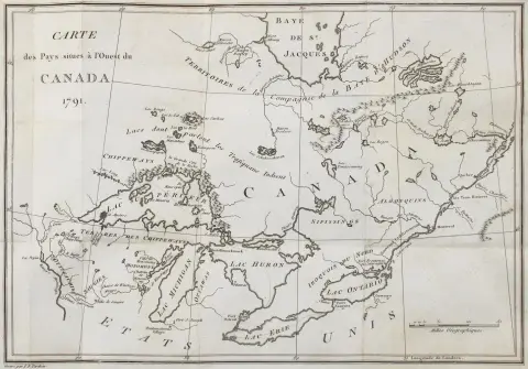 Long,J. – Voyages chez differentes nations sauvages de l'Amerique Septentrionale; renfermant des dätails curieux sur les