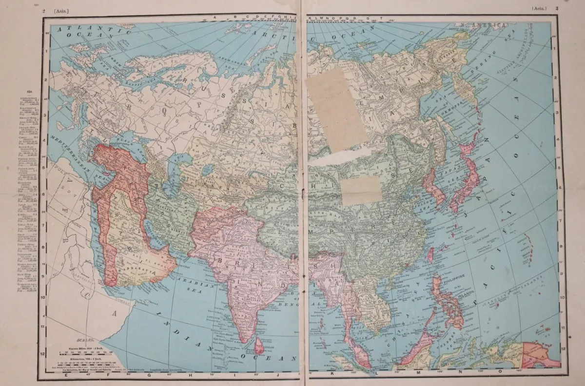 Rand-McNally. (Ed.). – Atlas Číny obsahující mapy a popisné údaje...