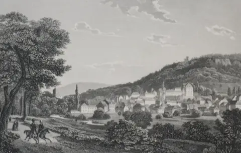Baden-Baden. – Album avec 12 vues en acier