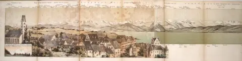 Штендель, А. – Альпийская панорама с Эденштайна близ