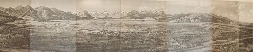 Panorama, – anonyme Aquatinta