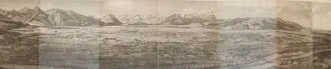 Панорама, – анонимная акватинта