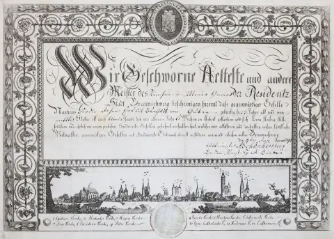 Certificat de compagnon – pour le tailleur de pierre et maçon