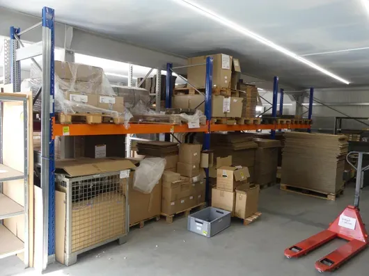 Palletstelling, 3 vakken