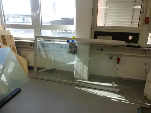 Deurkozijn, met glasplaat