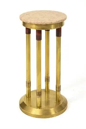 Table d'appoint ronde Art déco