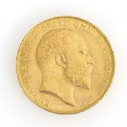 Zlatá mince Sovereign, Edward VII.