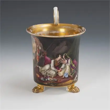 Tasse à image : couple oriental. Gotha