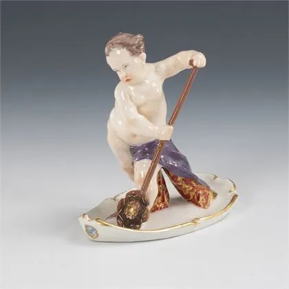 Putto en Charon. Nymphenburg