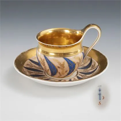 Tasse de vitrine. KPM Berlin