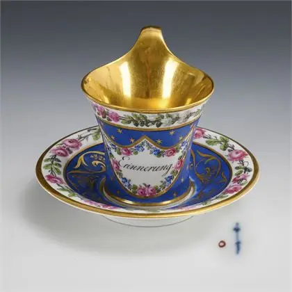 Tasse d'amitié Biedermeier. KPM Berlin