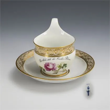 Tasse d'amitié Biedermeier. KPM Berlin