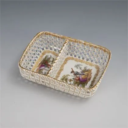 Panier à jetons. KPM Berlin