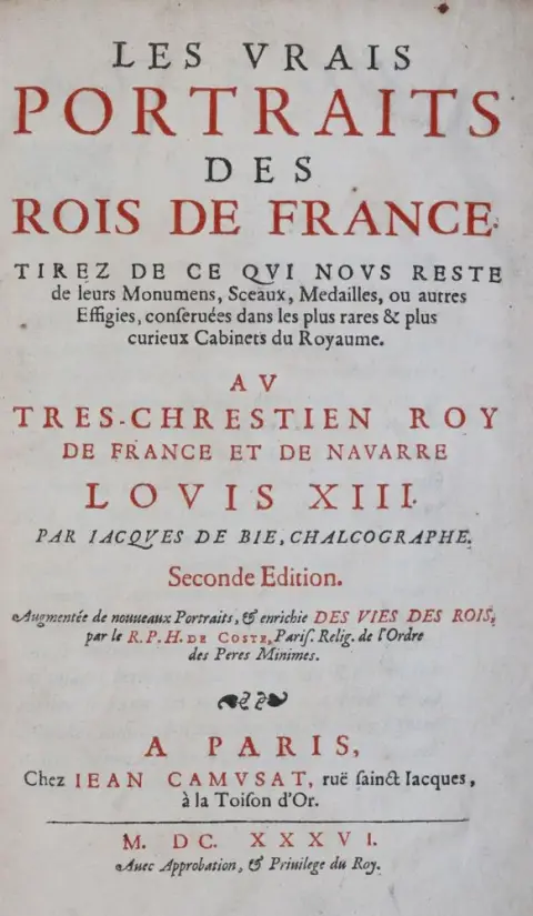 Bie,J.de. – Les vrais portraits des rois de France