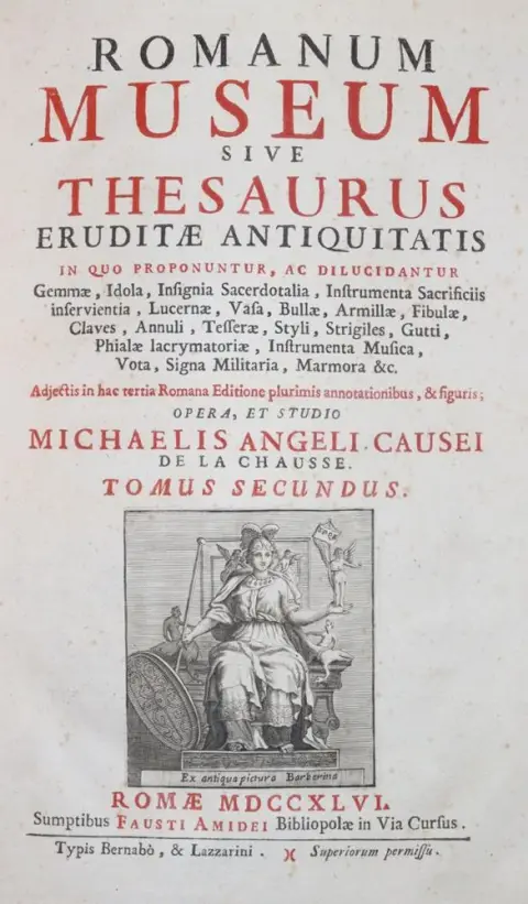 Causeus de La Chausse,M.A. – Romanum museum sive thesaurus eruditae antiquitatis in quo proponuntur, ac dilucidantur gemmae, idolae, insign