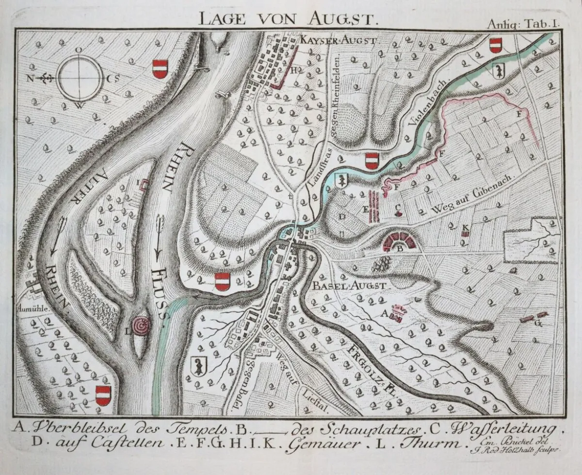 (Bruckner,D.). – Essai d'une description des curiosités historiques et naturelles de la région de Bâle