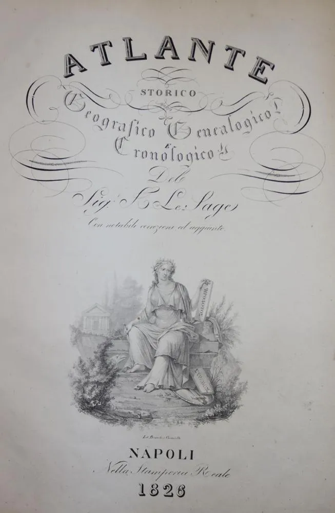 Le Sage,A.R. – Historical, geographical, genealogical, chronological and literary atlas