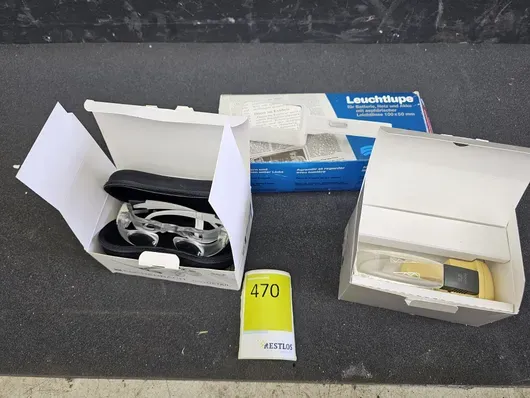 Lot de loupes, loupes éclairantes