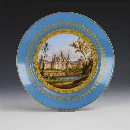 Ansichtenteller "Chambord". Sèvres