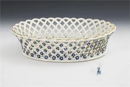 Barok mandje. Meissen