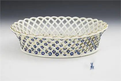 Barokowy kosz. Meissen