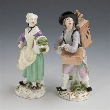 2 crieurs parisiens. Meissen