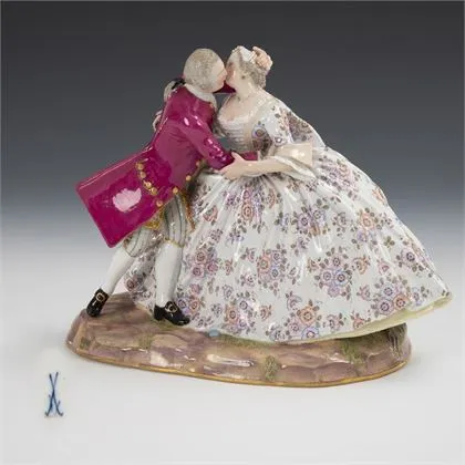 Skupina milenců. Meissen