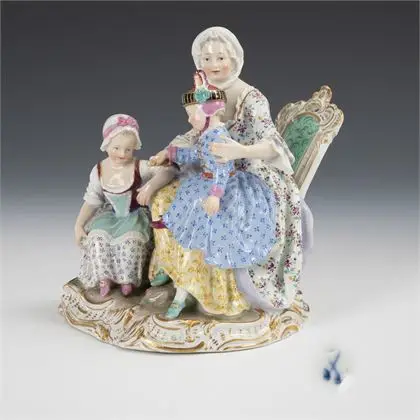 Matka s dětmi. Meissen