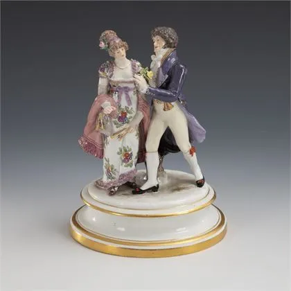 Kostýmová skupina. Meissen