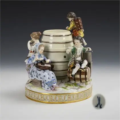 Groupe de jardiniers "Les vendanges". Meissen