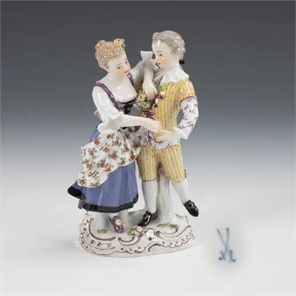 Enfants jardiniers dansants. Meissen